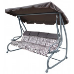 Záhradná hojdačka hnedá